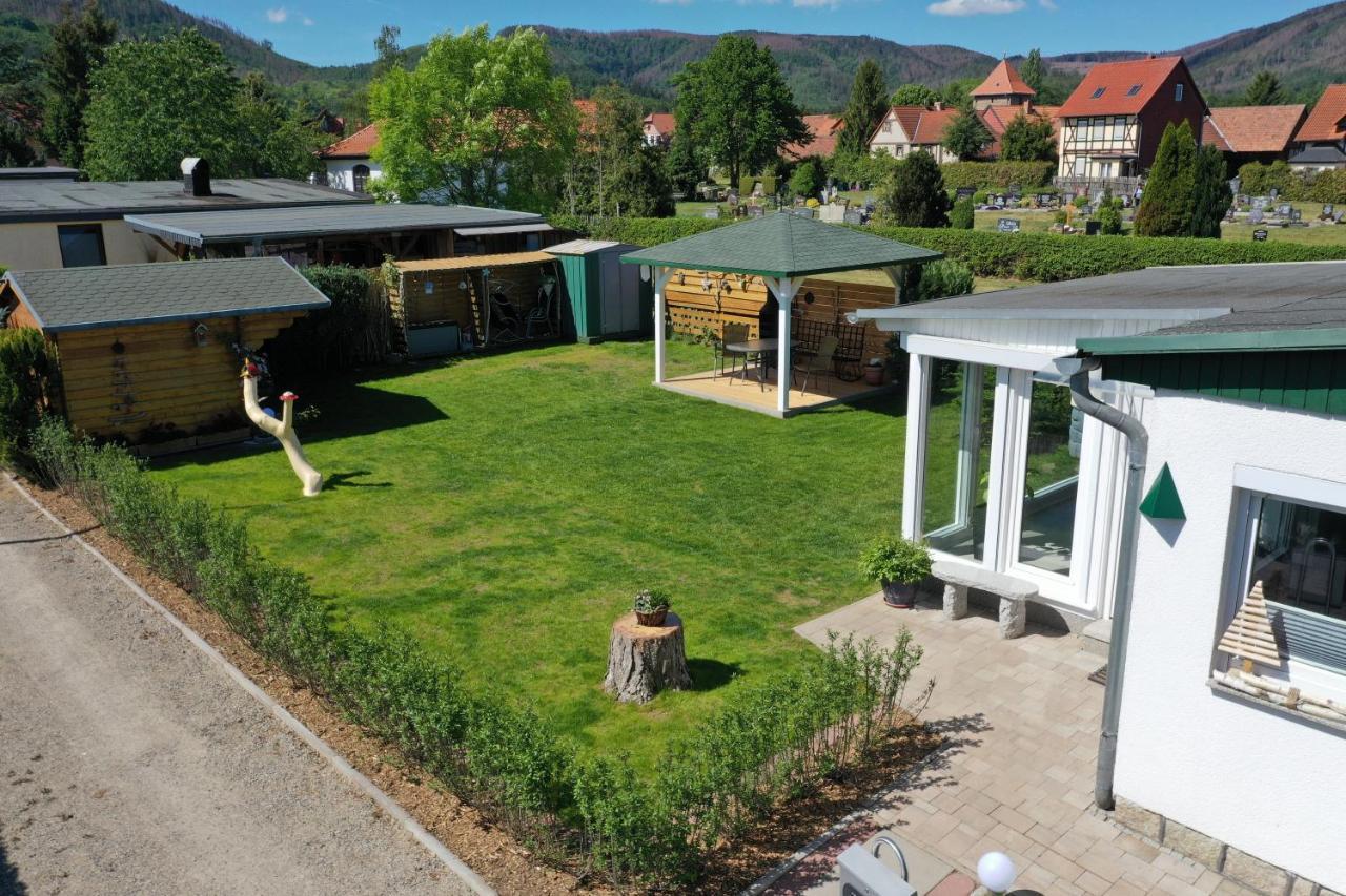 Ferienhaus Zur Lehns Mit Garten Am Harz Ilsenburg Luaran gambar